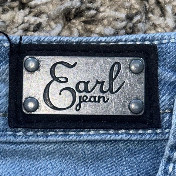 Earl Jean Juniors blue Jean shorts Sz 1 - Picture 5 of 6